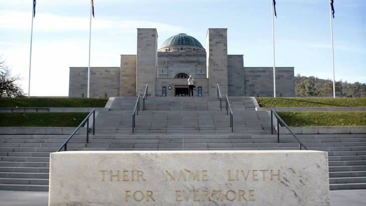 Australian War Memorial in Canberra. Photo: Glen McCurtayne