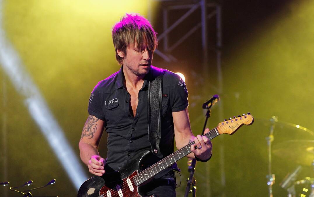 Keith Urban will drop by Canberra on his Ripcord World Tour. Photo: Terry Wyatt