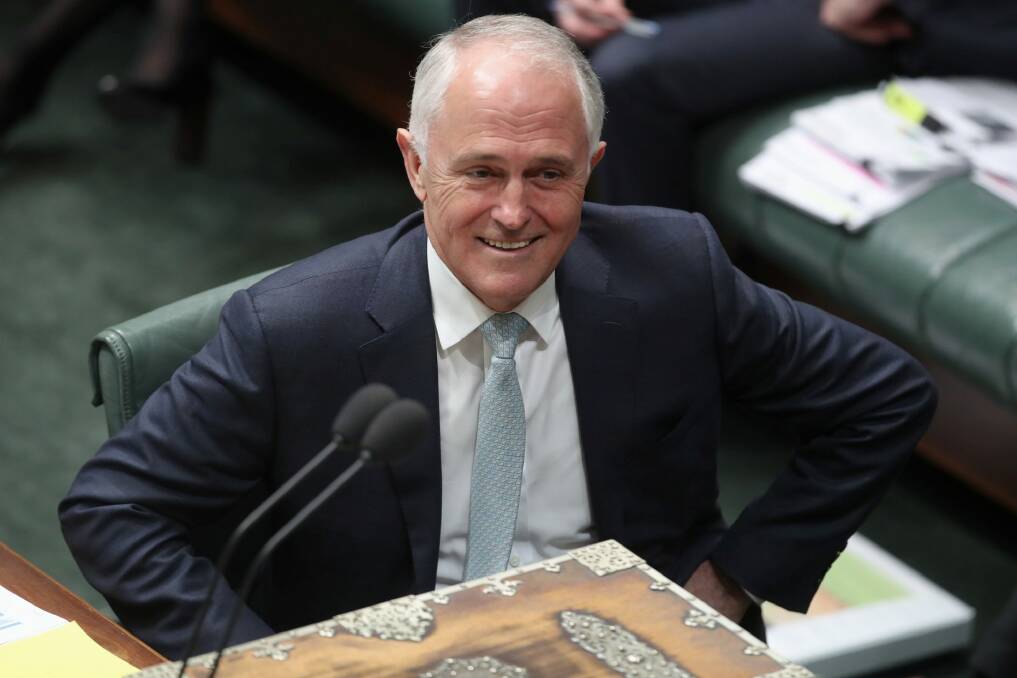 Prime Minister Malcolm Turnbull has had a win in the government's battle with AGL over the future of the Liddell coal-fired power plant. Photo: Andrew Meares