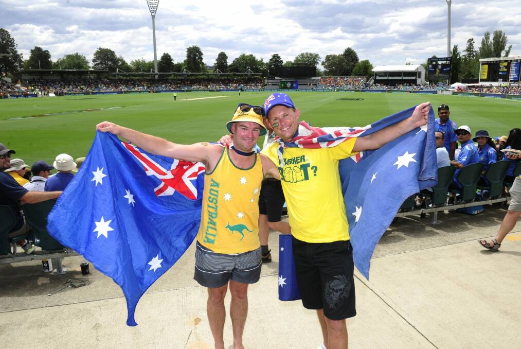 There will be green and gold-laden activities all over Canberra for Australia Day celebrations. Photo: Melissa Adams