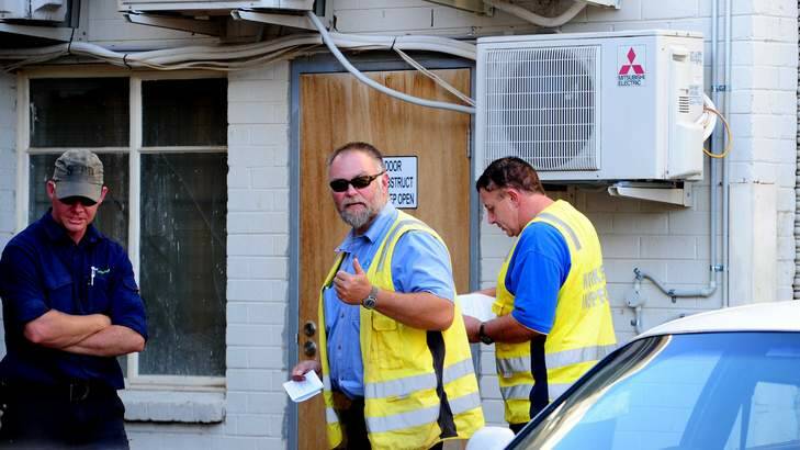 Worksafe ACT have closed down a number of businesses on Woolley Street due to the risk of asbestos. Photo: Melissa Adams