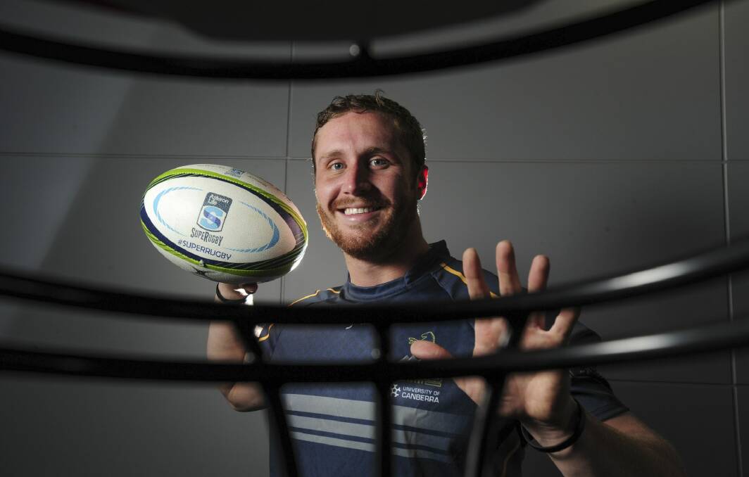 Chris Coyle will train with the Brumbies this year. Photo: Graham Tidy