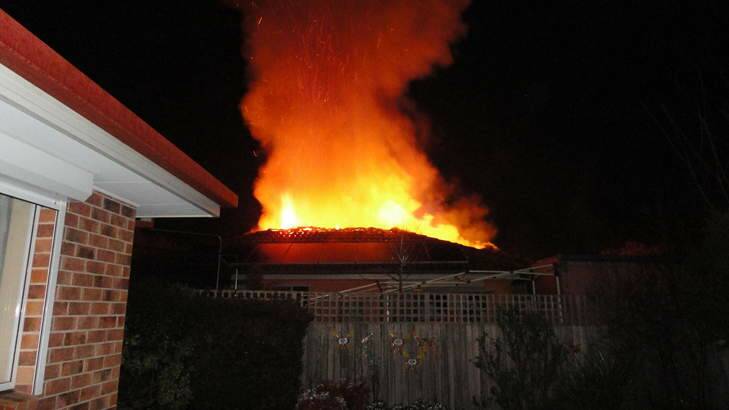 Fire has caused an estimated $450,000 in damage to a home in Nicholls. Photo: Lilly Bogojevic