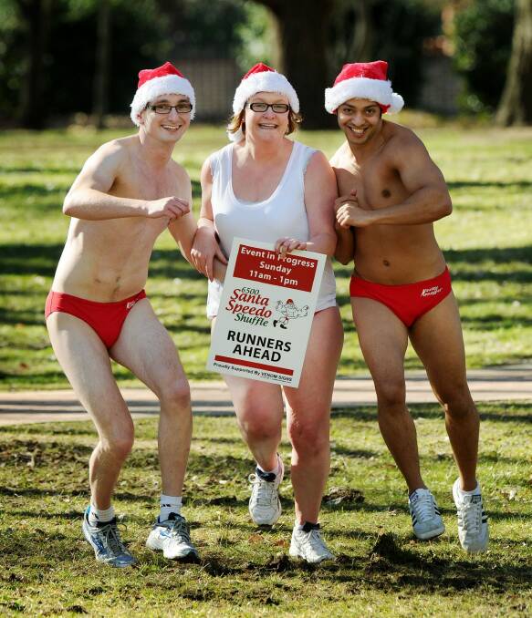 Heidi Prowse, who organised the inaugural Santa Speedo Shuffle is ACT's Young Australian of the Year Photo: Colleen Petch