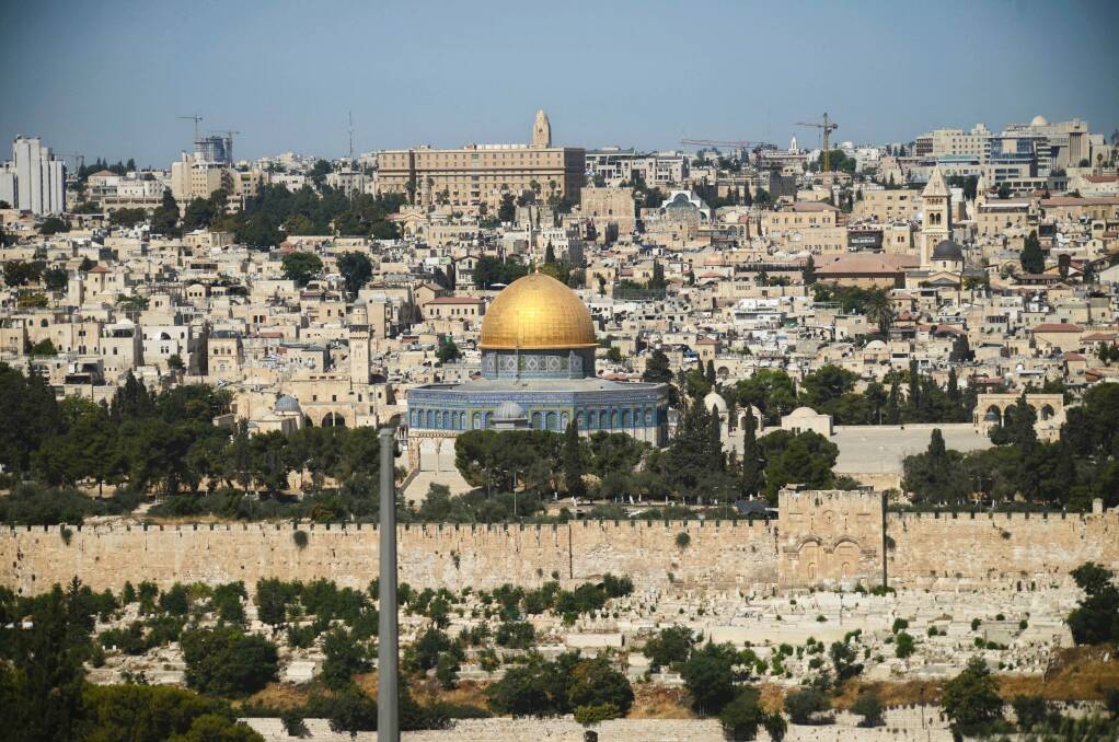The Dome of the Rock Mosque in the Al-Aqsa Mosque compound is seen in Jerusalem's Old City. Photo: Mahmoud Illean