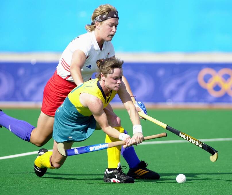 Canberra's Katrina Powell will be inducted into Hockey Australia's Hall of Fame. Photo:  Peter Gleeson