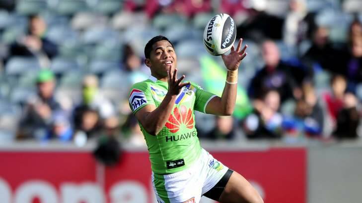 Anthony Milford has confirmed he's sticking with the Canberra Raiders for 2014. Photo: Melissa Adams