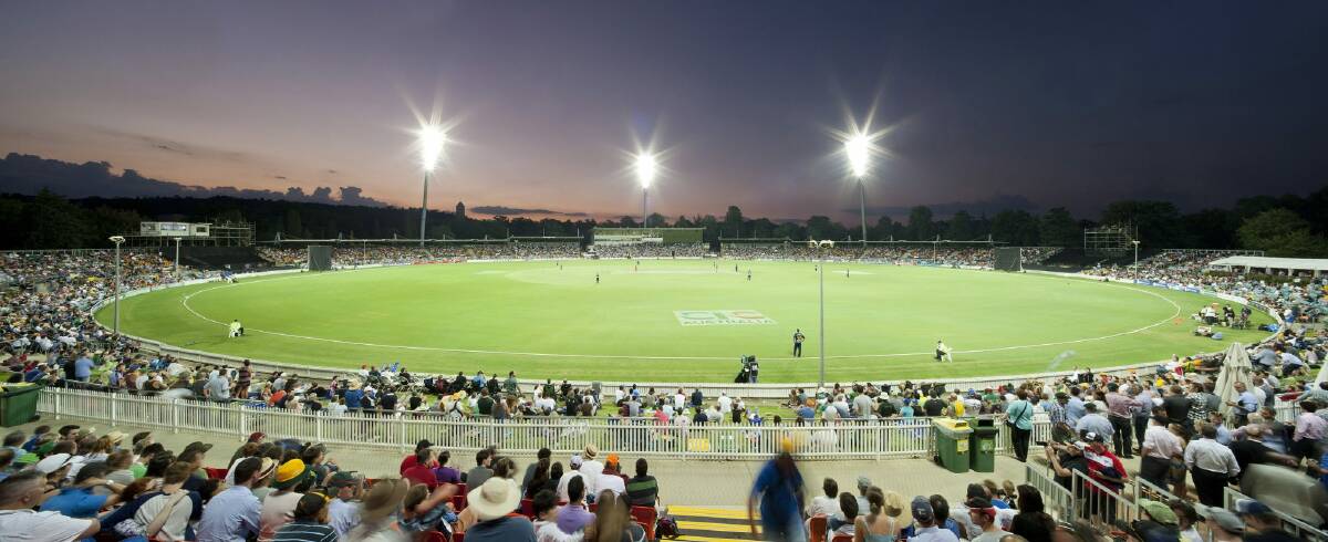 Manuka Oval could be considered to host a day-night Test match.