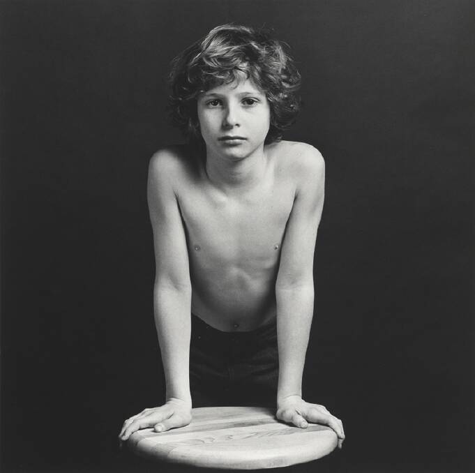 Sebastian, 1980, by Robert Mapplethorpe in Tough and Tender at the National Portrait Gallery. Photo: Supplied