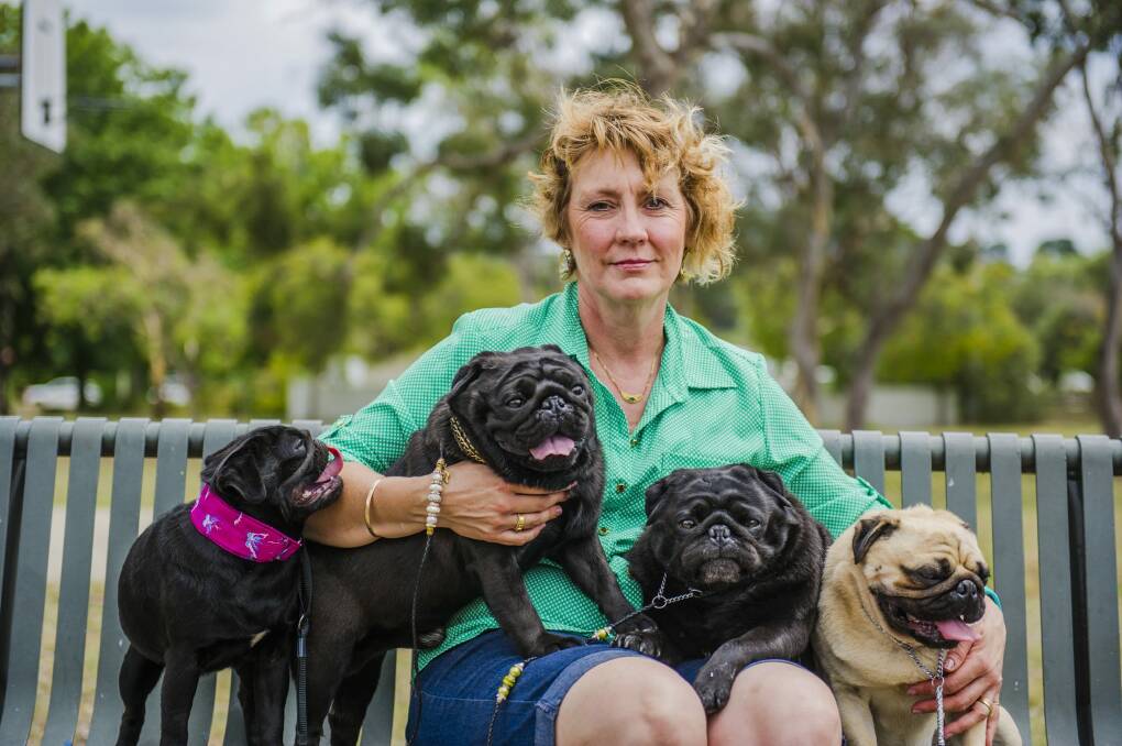 Felicity Prideaux is a Mr Fluffy owner who had to move to Murrumbateman to house her dogs. Photo: Jamila Toderas