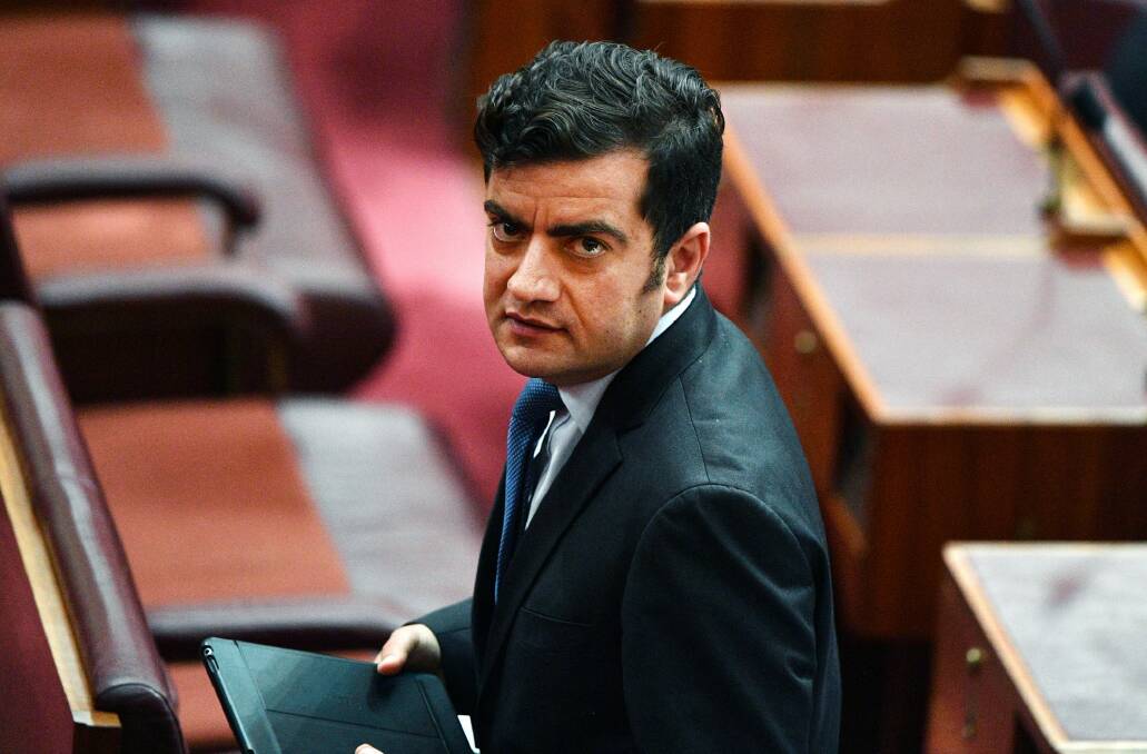 Labor senator and friend of China Sam Dastyari is one of the opposition's only apparent weak spots. Photo: Mick Tsikas