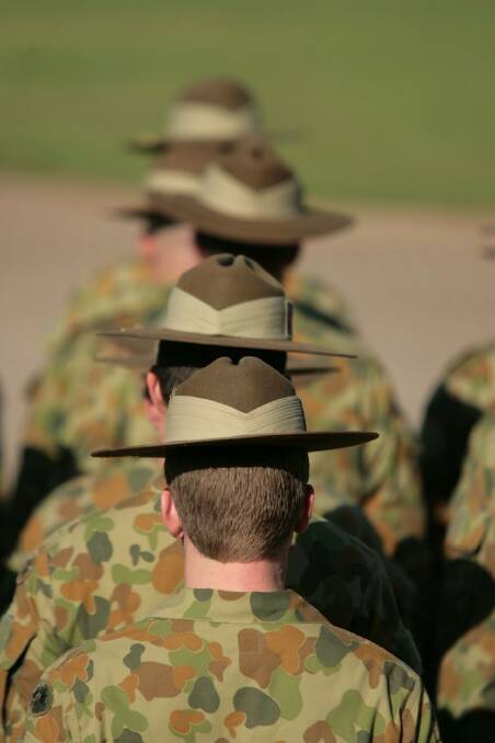 Two staff members from the Duntroon military college have been suspended for use. Photo: Glenn Campbell