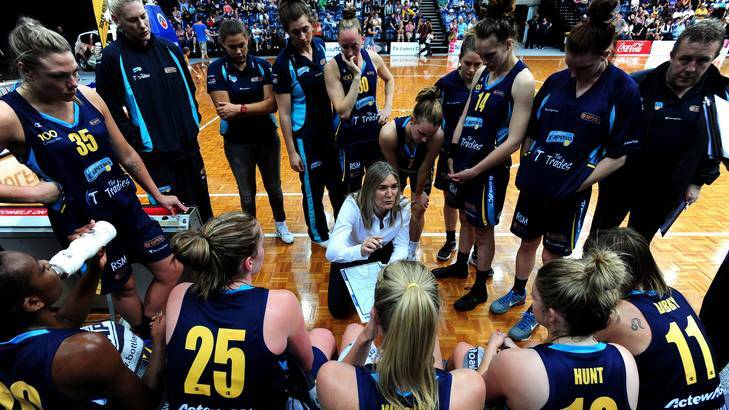 Capitals coach Carrie Graf is unsure if her future lies with the Canberra Capitals. Photo: Karleen Minney
