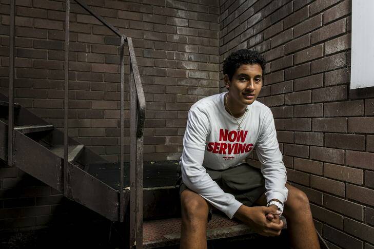 Canberra upcoming young tennis player, Nick Kyrgios. Photo: Rohan Thomson