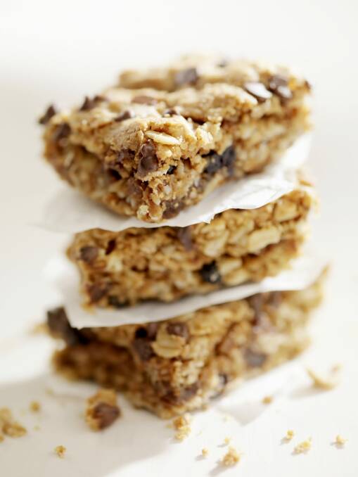 Muesli squares are a great way to use up leftover muesli. Photo: Todd Patterson