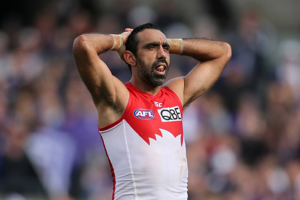 Swans great Adam Goodes. Photo: Getty Images
