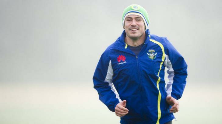 Terry Campese remains committed to the Canberra Raiders. Photo: Jay Cronan