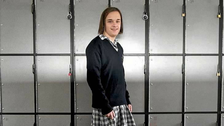 Mia was born a boy but internally felt like a girl. She now lives as a girl and has been supported by her family and school, Carrum Downs Secondary College. Photo: Justin McManus