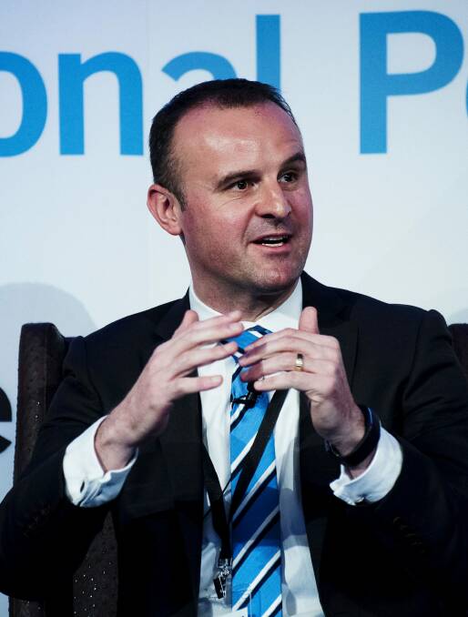 Chief Minister Andrew Barr says an increase in the GST might allow quicker abolition of stamp duty.
 Photo: Fairfax Media