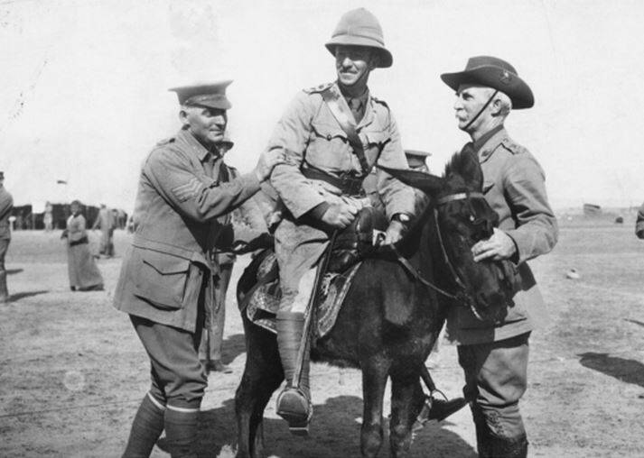 Three members of the NSW Parliament on active service. From left to right, Sergeant Edward Larkin, Lieutenant Colonel George Braund and Lieutenant Colonel John Nash. Sgt. Larkin and Lt. Col. Braund were killed at Gallipoli.   Photo: Courtesy of Australian War Memorial