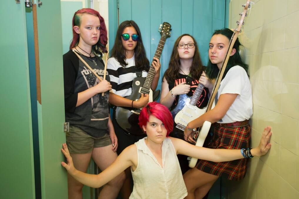 Get ready to rock at the Girls Rock! school holiday program. Photo: Mia Mala McDonald
