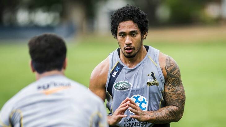 Joseph Tomane will take the field for the Brumbies for their round-two clash on Friday. Photo: Rohan Thomson