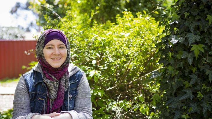 Reaching out: Nicola Harrod, 25, is hosting a Non-Muslim and Muslim Solidarity Picnic in Canberra next weekend.  Photo: Jamila Toderas