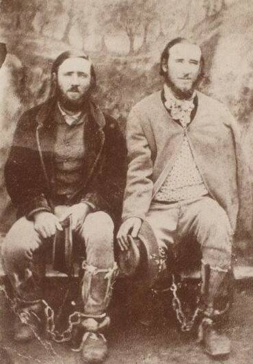 Thomas and John Clarke, leaders of the Clarke Gang. Photo: Courtesy State Library of NSW