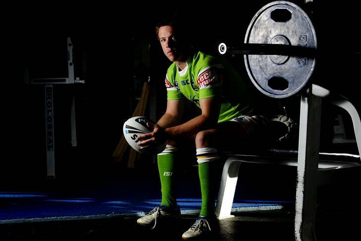 Raiders halfback Sam Williams has taken heart from the experience of injured Raiders star Terry Campese. Photo: Casual CAS