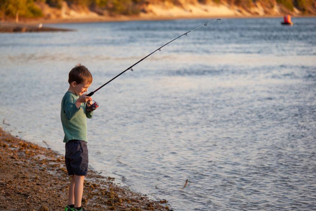 Make fishing fun and you'll reel in a junior angler for life. Photo: Ben Caddaye