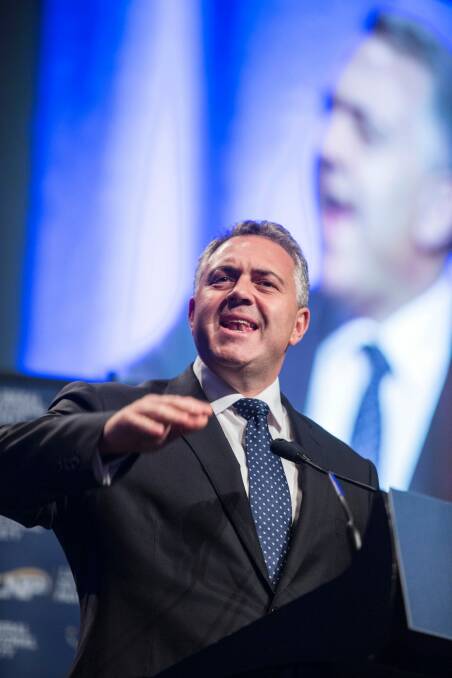 "When you're the biggest player in town you need to recognise you need to leave something on the table for the other party": Ambassador Joe Hockey told the Chicago audience Photo: Glenn Hunt