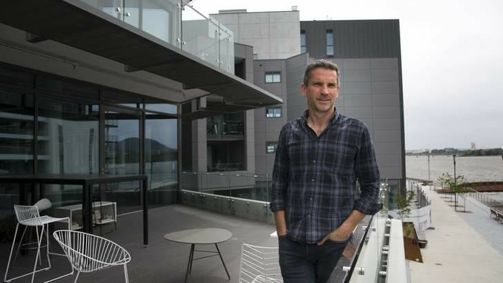 Cox Architecture director Chris Millman are one of a slew of new tenants in Kingston Foreshore. Photo: Elesa Kurtz