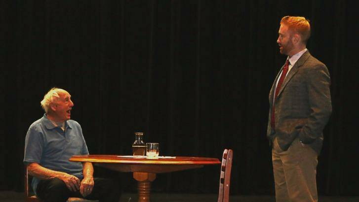 "Tuesdays with Morrie": Graham Robertson, left and Dave Evans.  Photo: Andrew Sadow