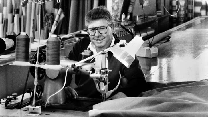 Ray Watson of Watson Blinds in 1991. Photo: Canberra Times