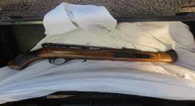 An unregistered firearm seized by police. Photo: ACT Policing