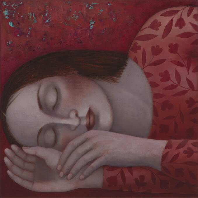Madeleine Winch, <i>Dreamer</i> in <i>Mysteries of the heart</i> at Beaver Galleries. Photo: Supplied
