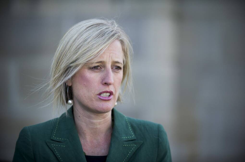 Chief Minister Katy Gallagher. Photo: Rohan Thomson