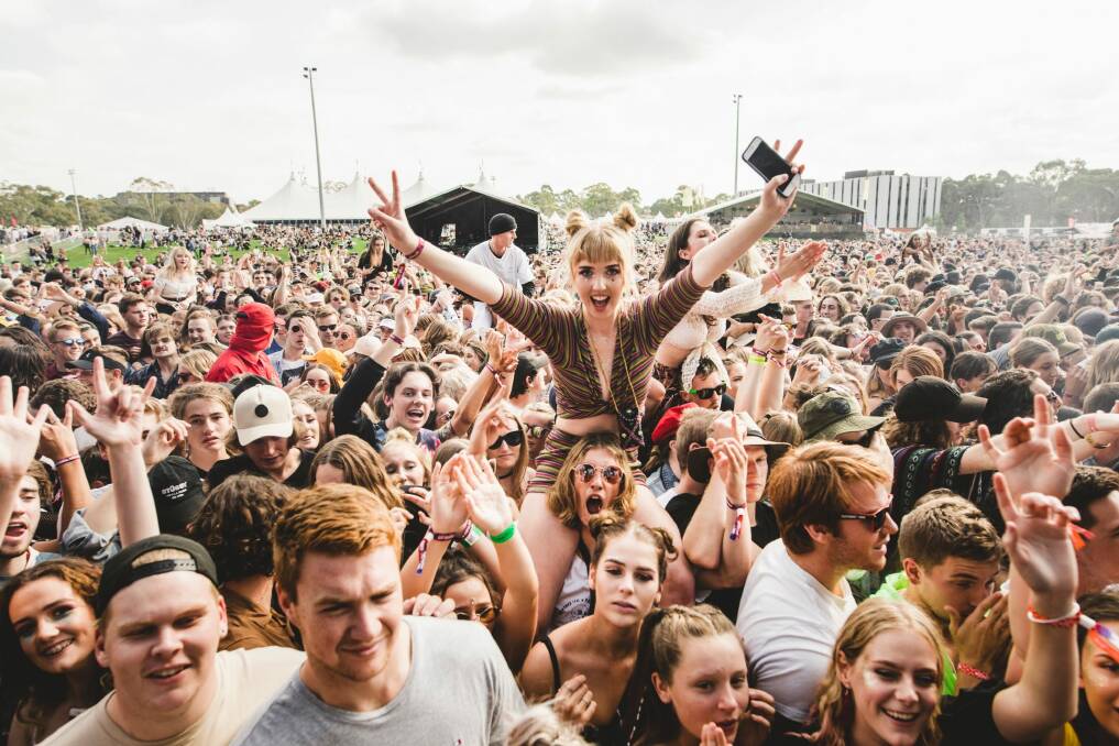 Canberra's Groovin' the Moo festival, which was widely lauded for allowing a nation-first pill testing trial.  Photo: Jamila Toderas