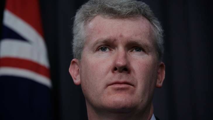 Former immigration minister Tony Burke says Kevin Rudd should be allowed to decide his fate in his own time. Photo: Alex Ellinghausen