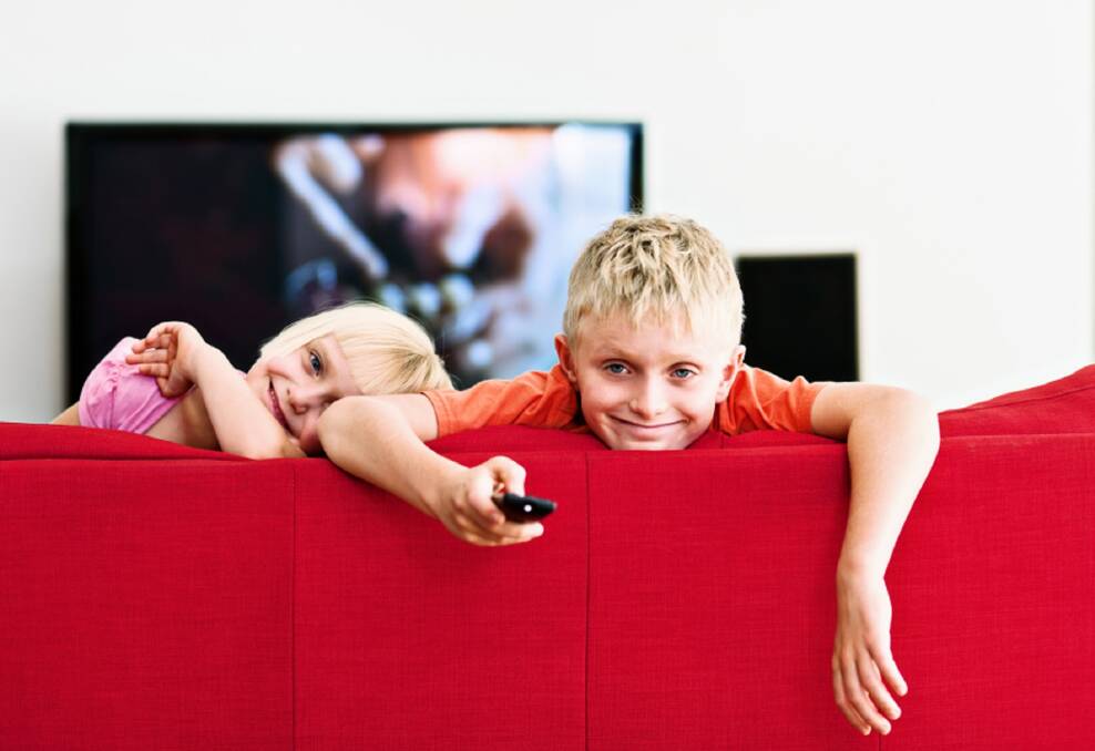 New research shows two hours of TV a day could lead to mental health issues - for boys.  Photo: iStock