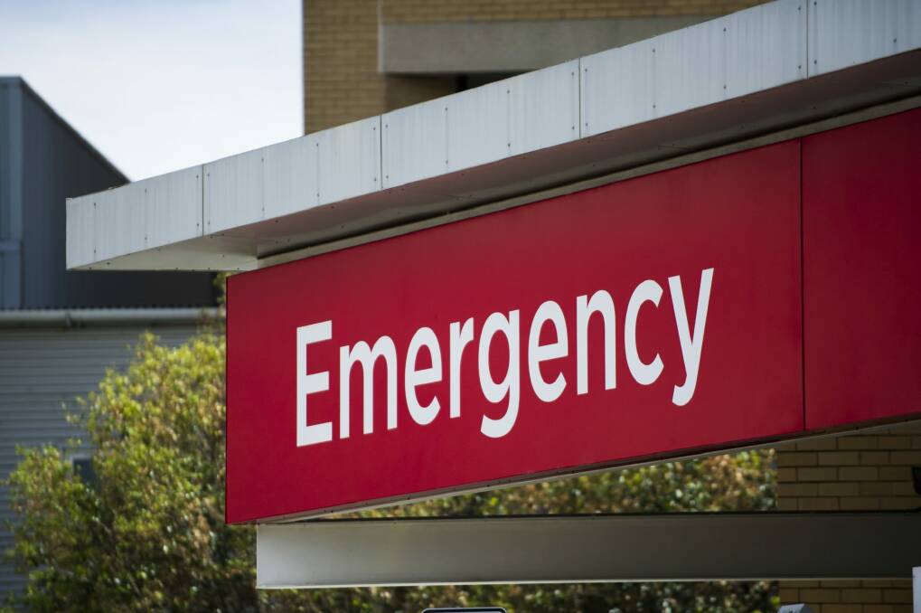 ACT Health reported 2220 people attended a Canberra emergency department last year due to open head wounds. Photo: Rohan Thomson