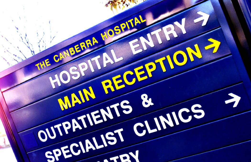 The Canberra Hospital had an average occupancy rate of 88 per cent last year.  Photo: Gabriele Charotte