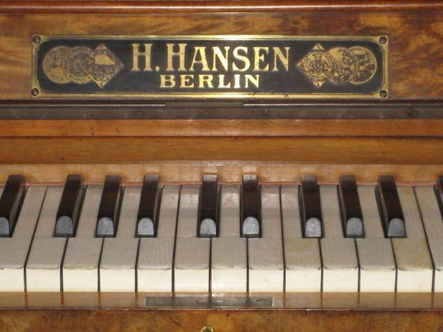 A blatantly German piano.