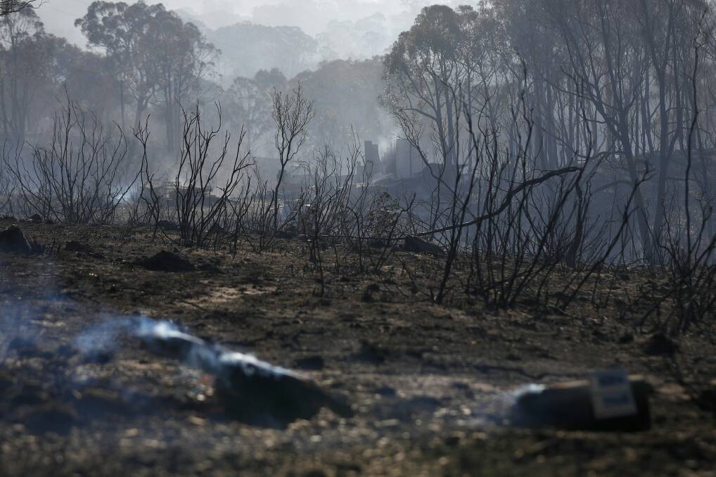The fires burnt more than 3500 hectares and destroyed 11 homes in February. Photo: Alex Ellinghausen