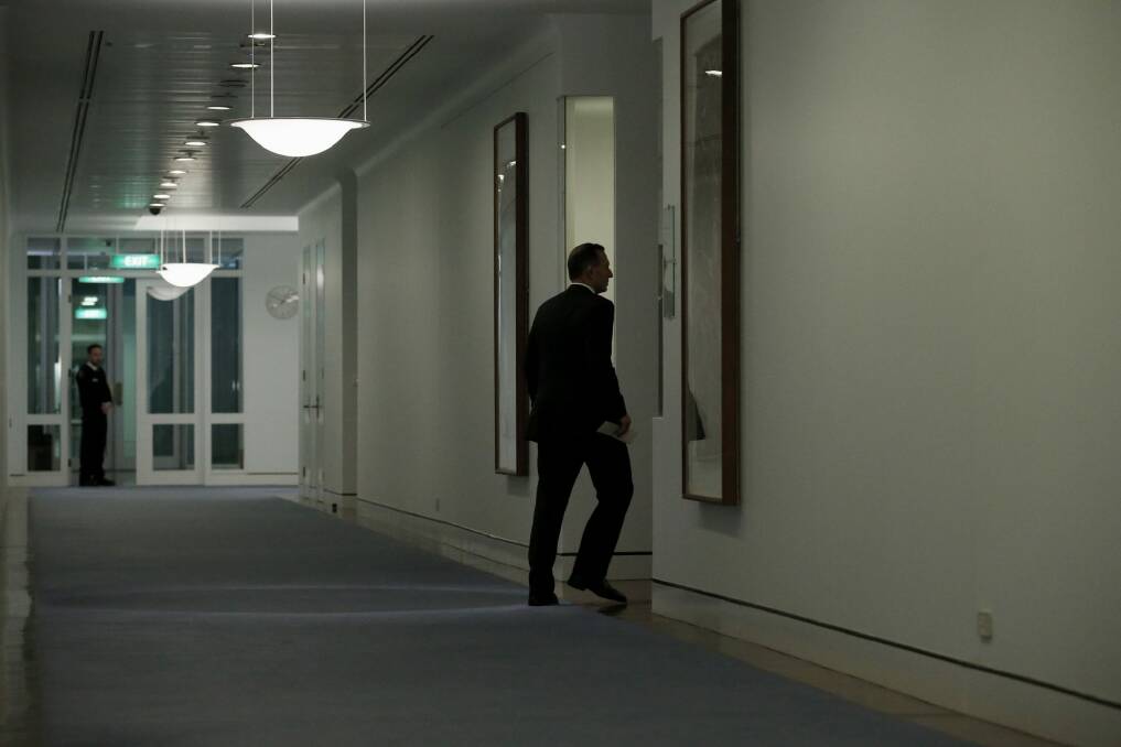 It took Tony Abbott and his staff a number of days to vacate the Prime Minister's Office at Parliament House. Photo: Andrew Meares