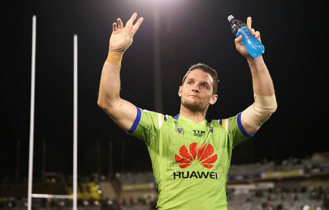 Raiders captain Jarrod Croker was named the NRL's captain of the year. Photo: Getty Images
