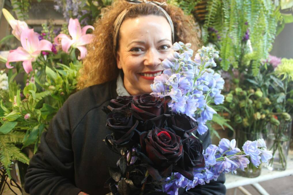 Loulou Moxom from Braddon florist Moxom and Whitney. Photo: Jil Hogan