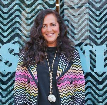 Day one: Missoni Creative Director, Angela Missoni at Target on Chapel Street, Melbourne at the launch of the Missoni for Target collection. Photo: Scott Barbour
