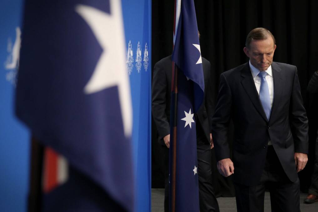 Prime Minister Tony Abbott on Monday. Photo: Andrew Meares
