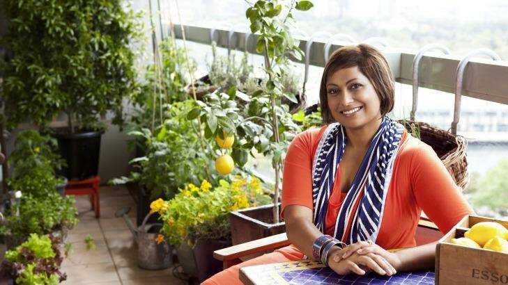Indira Naidoo suggests people with limited or no gardening experience start very small. Photo: Ellis Parrinder